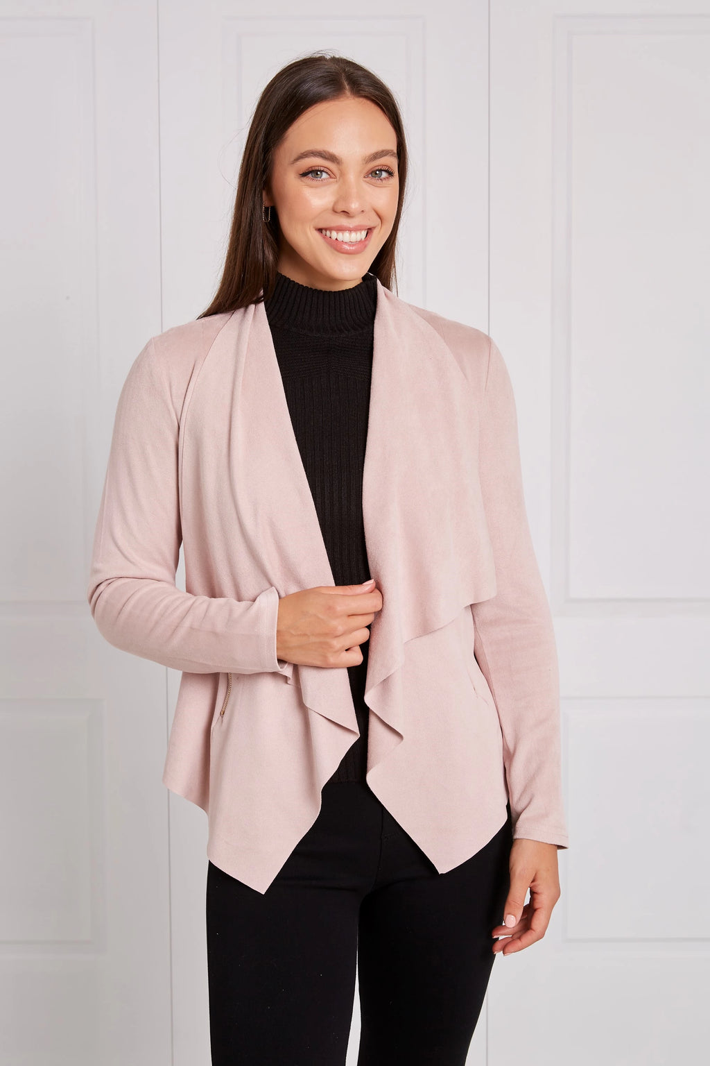 SHORT WATERFALL CARDIGAN