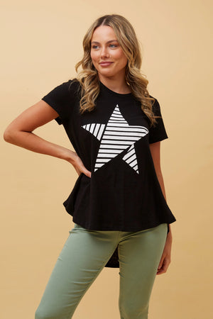 STAR PRINT TEE