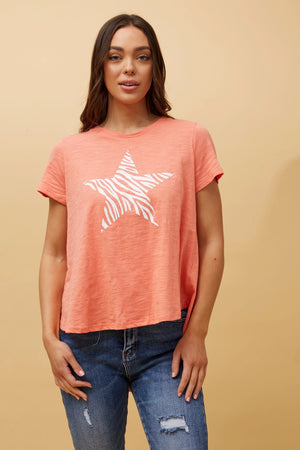 STAR PRINT TEE