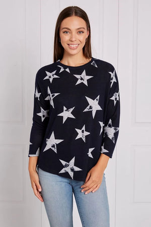 STAR PRINT TOP