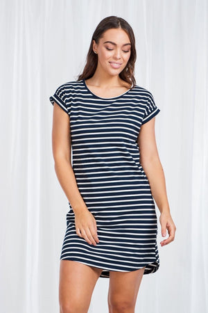 STRIPE T-SHIRT DRESS