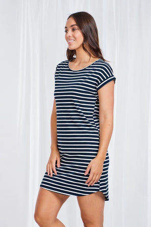 STRIPE T-SHIRT DRESS