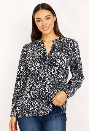 Long Sleeves Printed Top