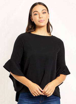 3/4 Flute Sleeve Blouse