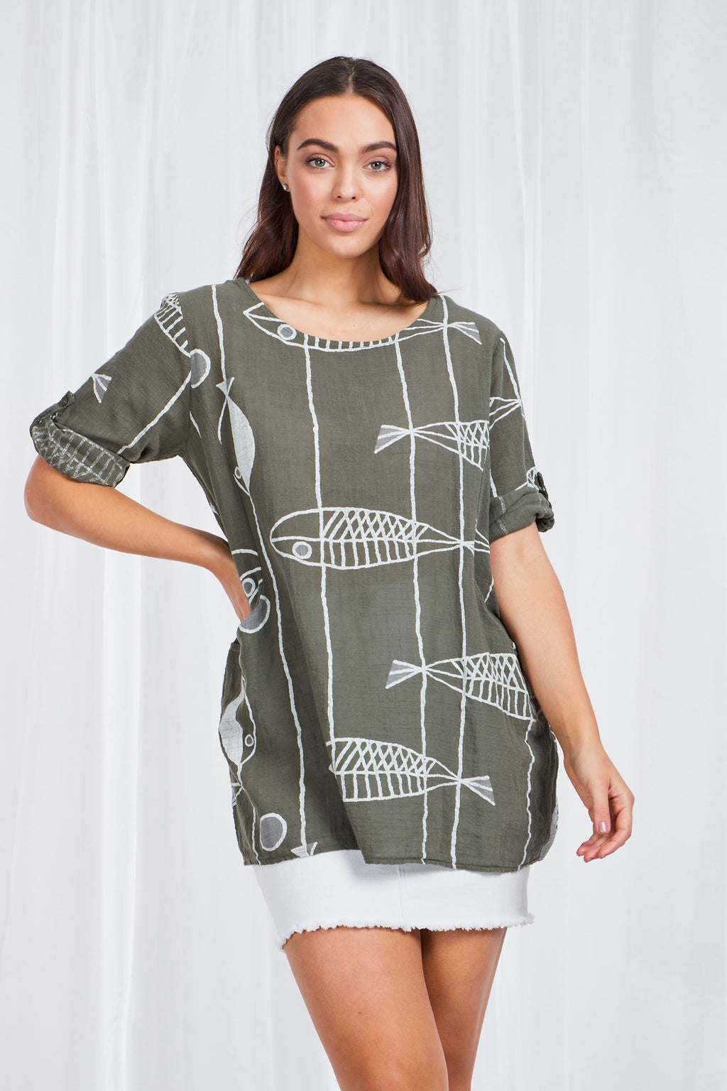 TRIBAL SMOCK TOP