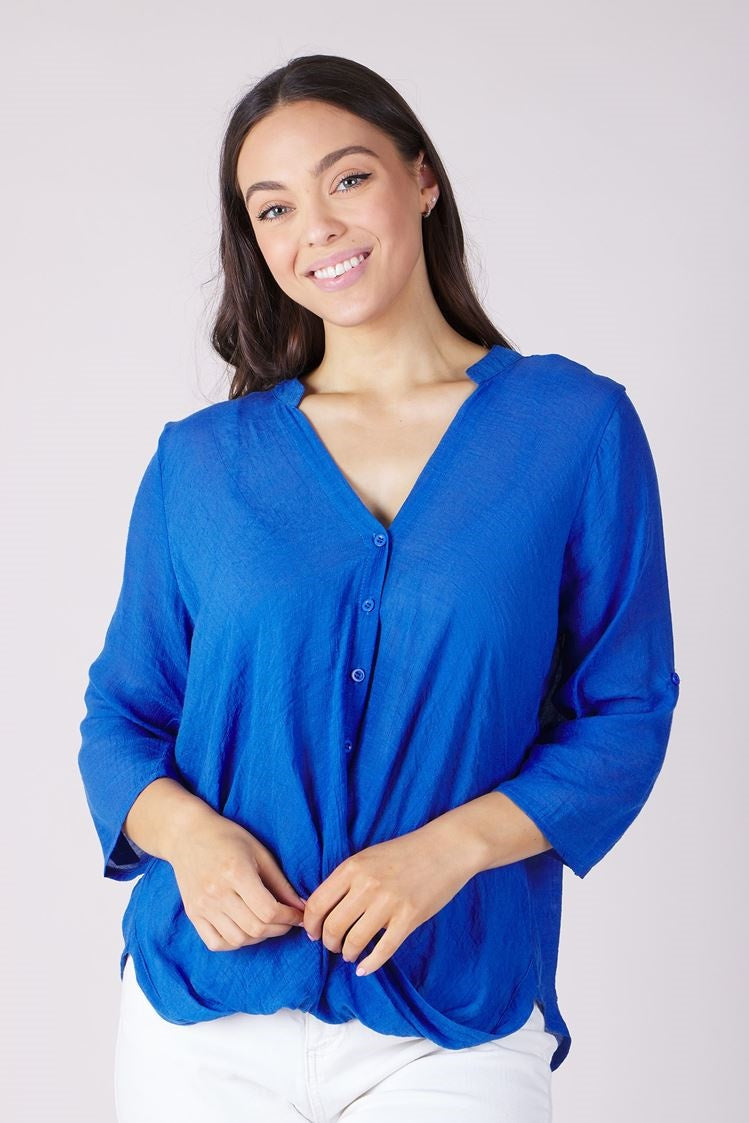 WRAP DRAPE TOP
