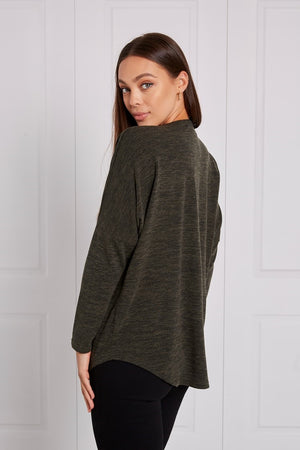 ZIP FRONT TOP