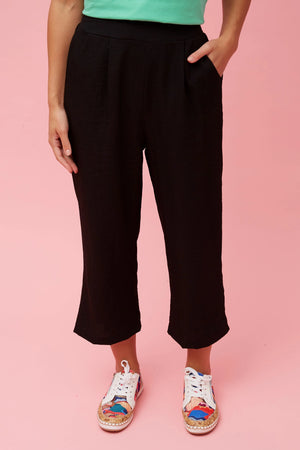 ZORA CROP WIDE LEG PANTS